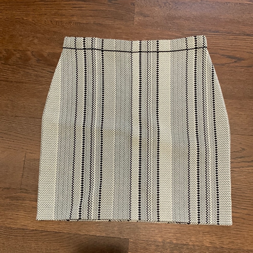 Theory patterned mini skirt
